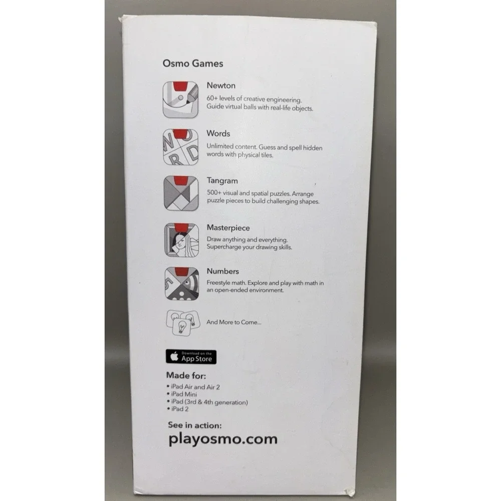 Osmo The Game System Bundle Starter Kit Pizza Co. White Board &‎ Markers
